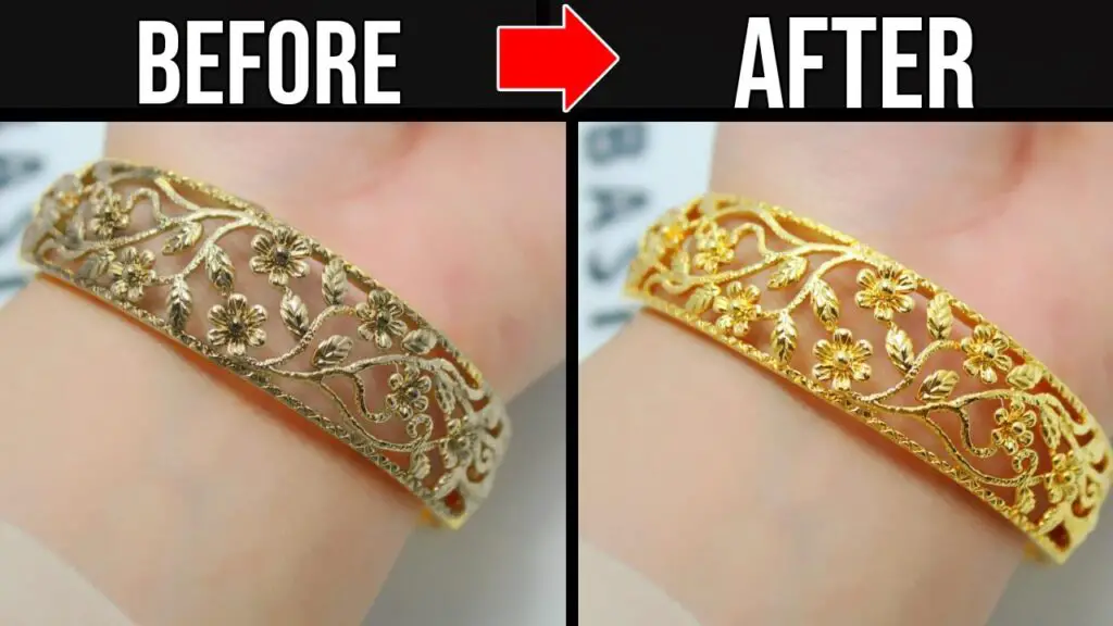 clean old gold jewelry