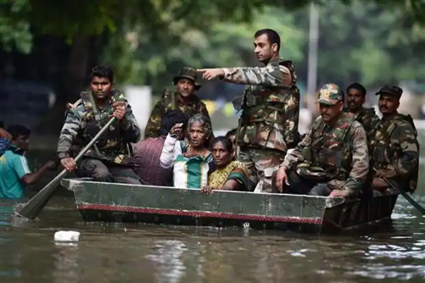 chennai flood army